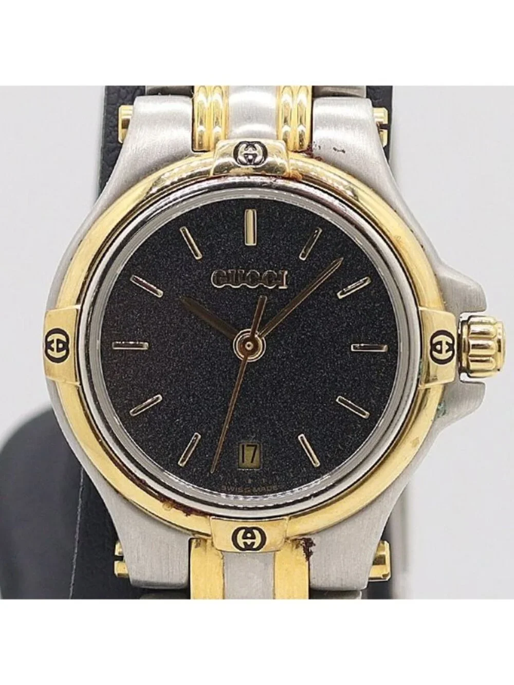 Gucci Quartz Date Gray Dial Watch